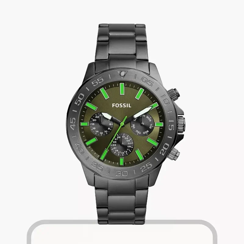 Fossil Bannon Multifunction Green Dial Men's Watch- BQ2504