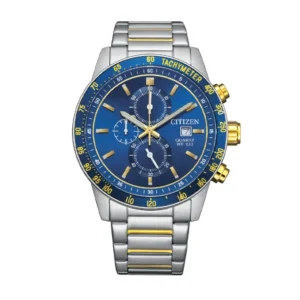 Citizen Chronograph Tachymeter Bezel Blue Dial Men's WAtch- AN3684-59L