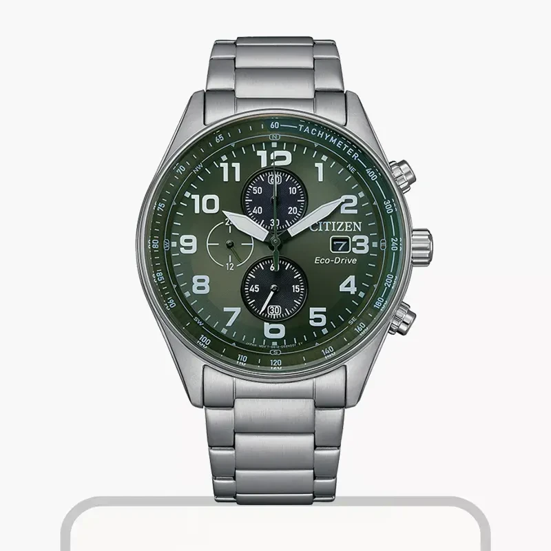 Citizen Eco-Drive Chronograph Blue Dial Men's Watch- CA0770-56X