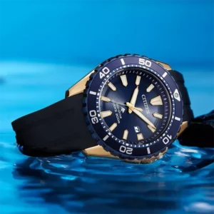 Alternative view of Citizen Promaster Diver Eco-Drive Blue Dial Men's Watch- BN0196-01L