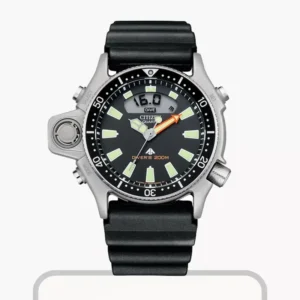 Citizen Promaster Aqualand Black Dial Diver's Men's Watch- JP2000-08E