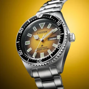 Alternative view of Citizen Promaster Diver Automatic Orange Dial Men's Watch- NY0120-52X