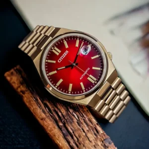 Alternative view of Citizen Tsuyosa Red Dial Rose Gold-tone Men’s Watch- NJ0153-82X