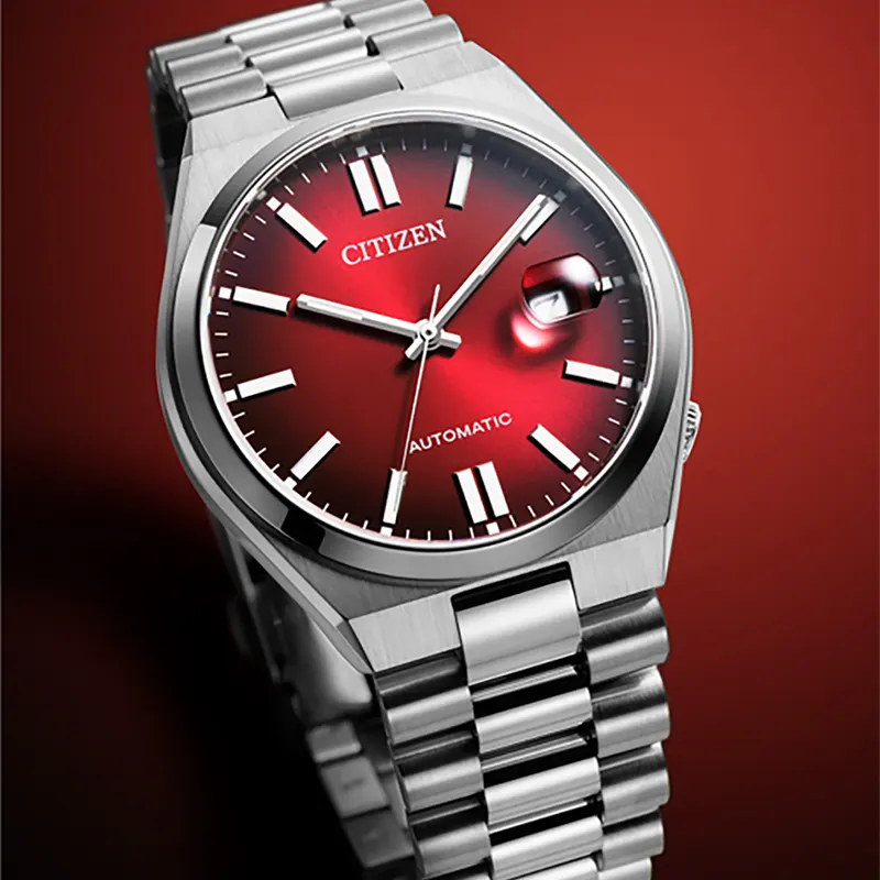 Citizen Tsuyosa Red Dial Automatic Men’s Watch- NJ0150-56W - Image 2