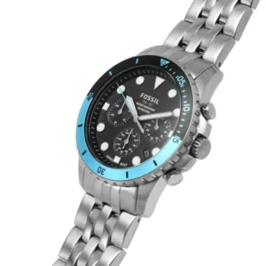 Alternative view of Fossil FB-01 Quartz Chronograph Black Dial Men's Watch FS5827