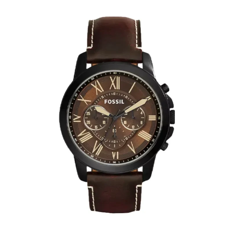 Fossil Grant Chronograph Coffee Brown Dial Men's Watch- FS5088
