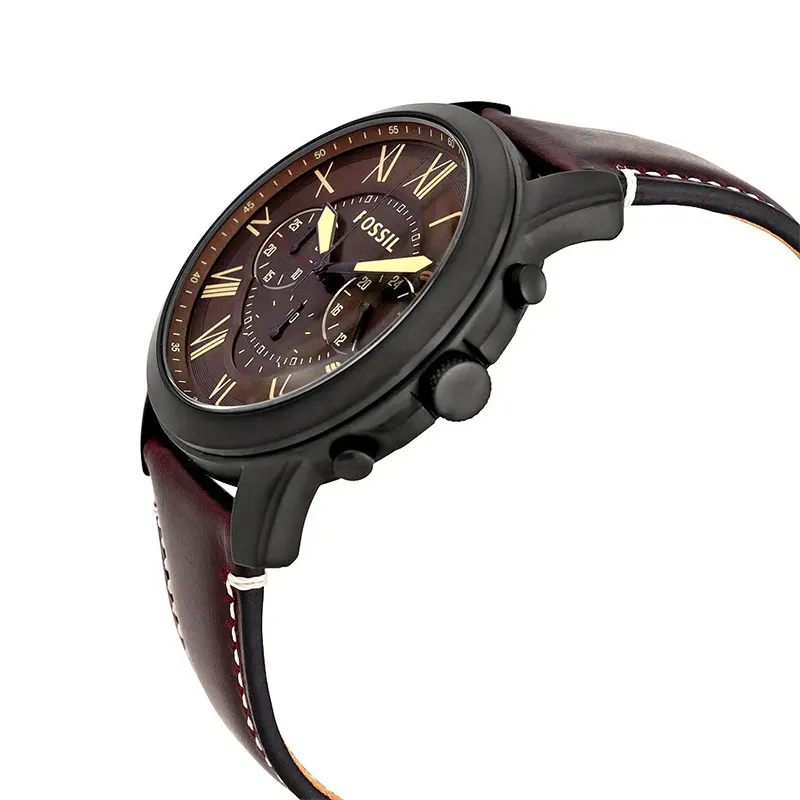 Fossil Grant Chronograph Coffee Brown Dial Men's Watch- FS5088 - Image 2