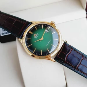 Alternative view of Orient Bambino Version 4 Automatic Green Dial Men's Watch- FAC08002F0