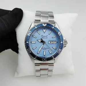 Alternative view of Orient Kamasu 75th Anniversary Sky Blue Dial Men's Watch- RA-AA0823L
