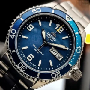 Alternative view of Orient Mako III Blue Dial Automatic Diver's Men's Watch- RA-AA0818L19B