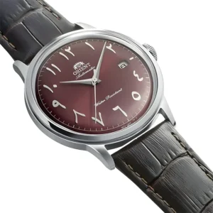 Alternative view of Orient Bambino V2 Arabic Red Sunburst Dial Men's Watch- RA-AC0037R