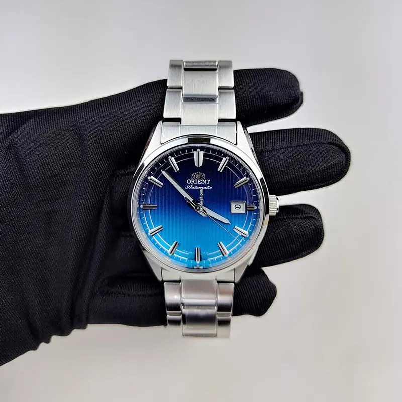 Orient Stretto Date Limited Edition Blue Gradient Men's Watch- RA-AC0R09L - Image 2