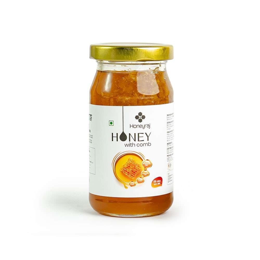Mixed Flower Honey with Comb 250g