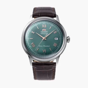 Orient Bambino Version II Automatic Green Dial Men's Watch- RA-AC0023E